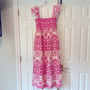 NWT embroidered Sundress, Size Large.